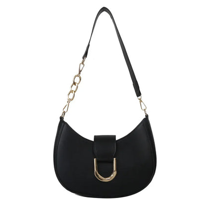 PU Leather Shoulder Bag for Women – Stylish Underarm Purse