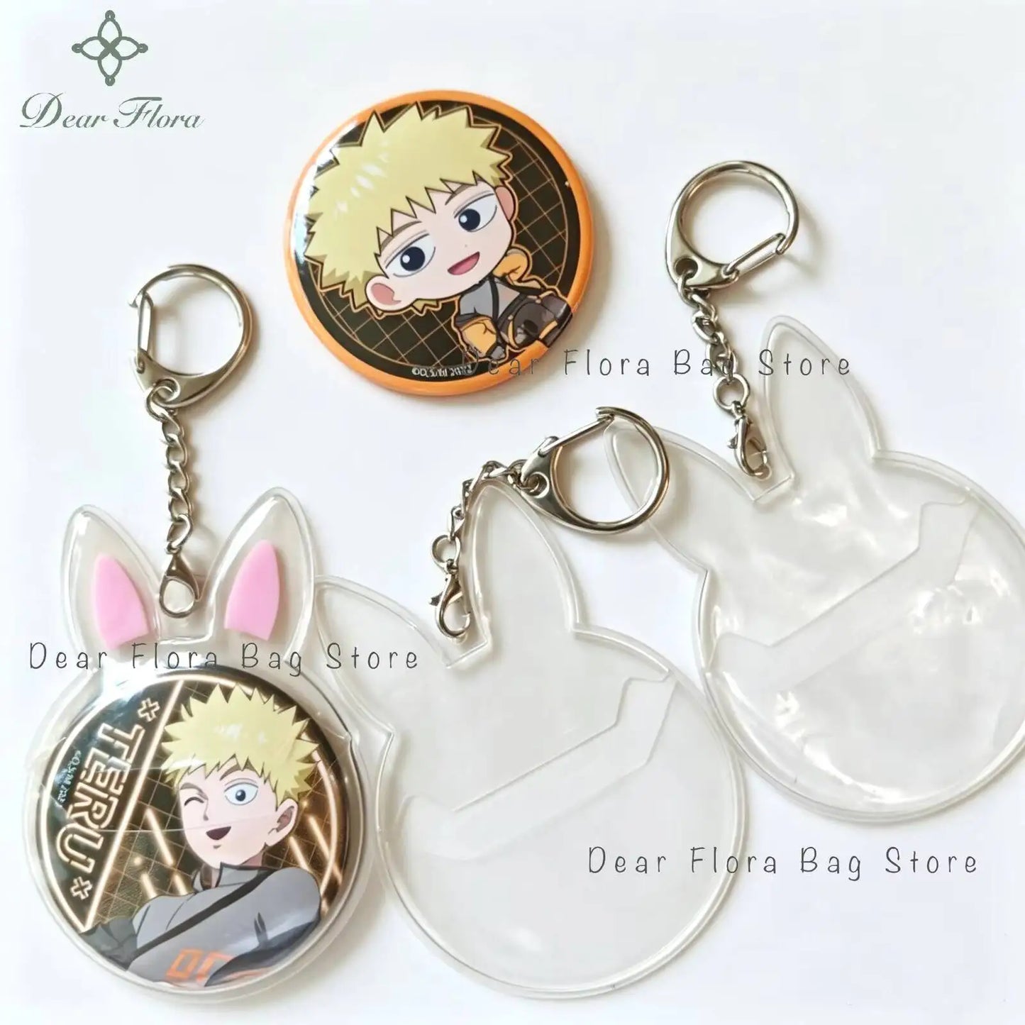 Anime Badge Protective Sleeve – Clear DIY Display Cover for Ita Bag