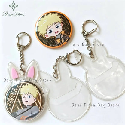 Anime Badge Protective Sleeve – Clear DIY Display Cover for Ita Bag