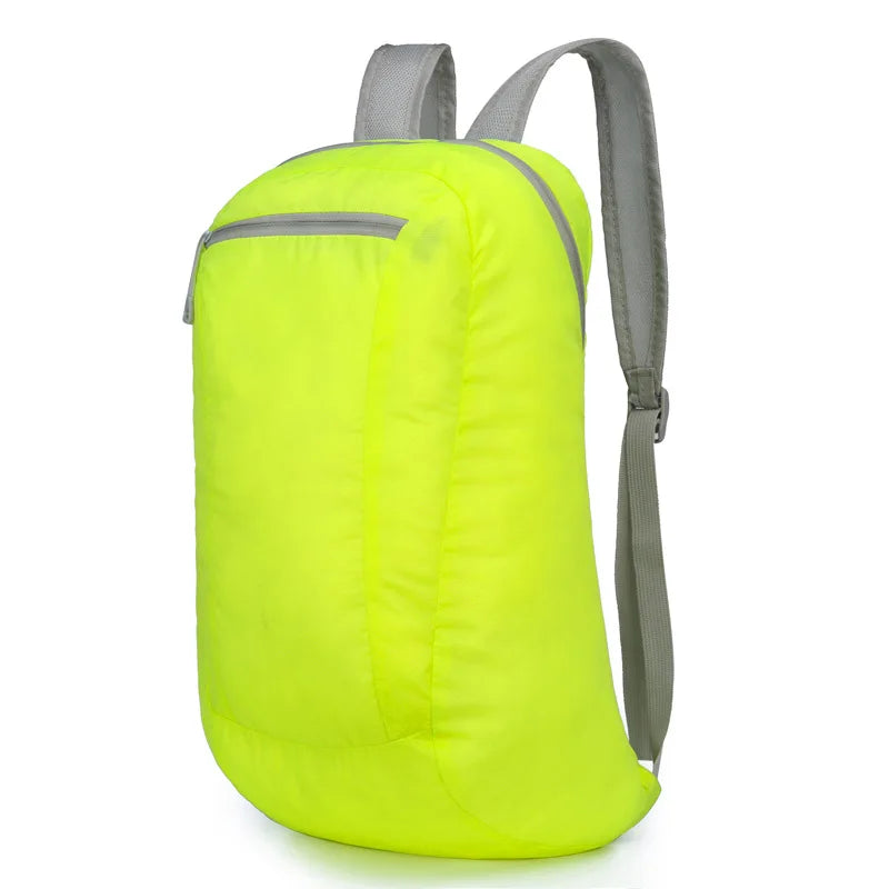 Foldable Colorful Outdoor Double-Shoulder Backpack