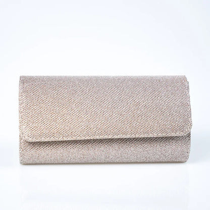 Full Rhinestone Gold Clutch Purse Detachable Thin Metal Chain Strap Flap Evening Handbag Cocktail