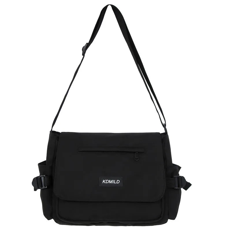 Waterproof Canvas Crossbody Messenger Bag for Teen Boys & Men