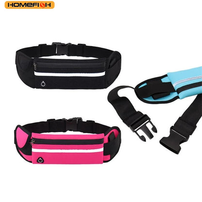 Homefish Waterproof Sports Waist Bag Dedicated Close-Fitting Waist Pack Running Cycling - Waterproof