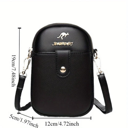 Mini Crossbody Phone Bag for Women with Detachable Strap