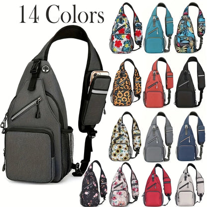 Waterproof Sling Bag for Men & Women – Large Capacity Chest Crossbody Pack