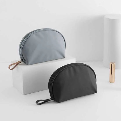 Cosmetic Bag Semicircle Portable Travel Small Gift Women Beauty Essentials Traveling Make Up Bags