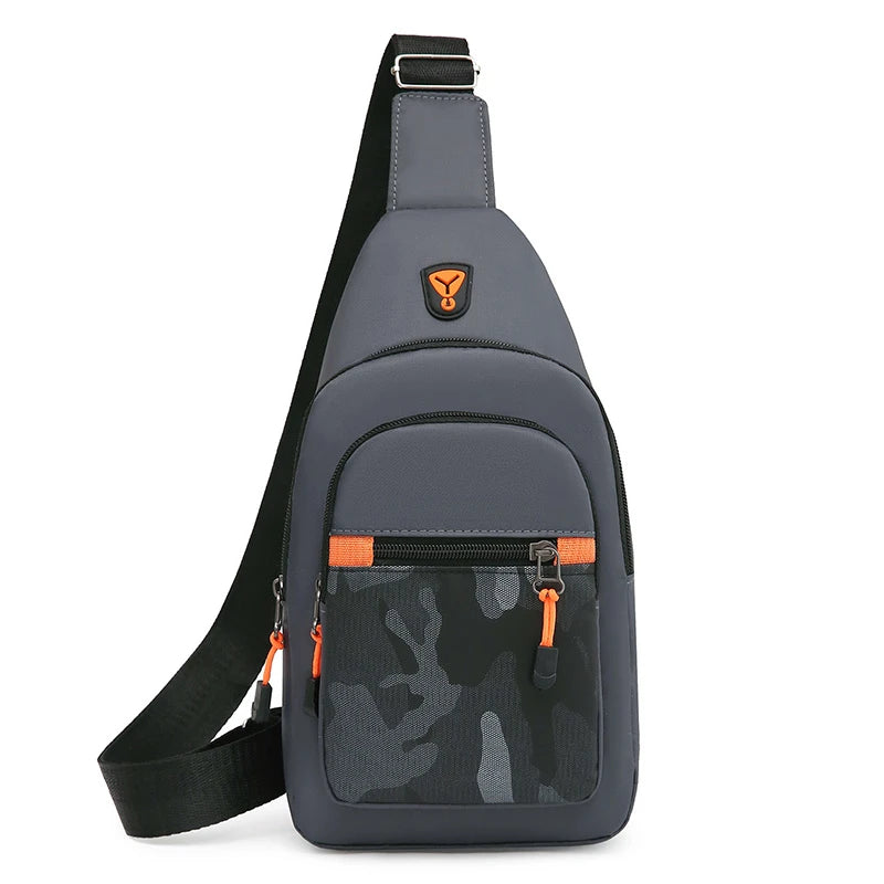 Men's Crossbody Chest Bag – Large Capacity Outdoor Sling Backpack