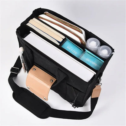 Canvas Tote Bag – Large Capacity Shoulder & Crossbody Handbag