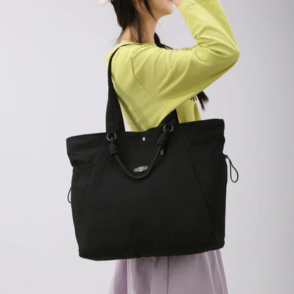 Large Nylon Tote Bag for Women – Knotted Rope Shopper