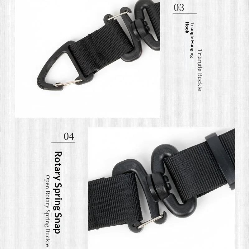 Homefish Quick Release Adjustable Crossbody Bag Belt Multifunction Hanging Ring Outdoor Camping