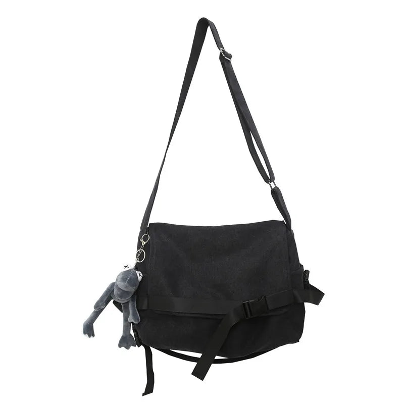 Canvas Messenger Bag for Men - Large Capacity Crossbody Shoulder Bag