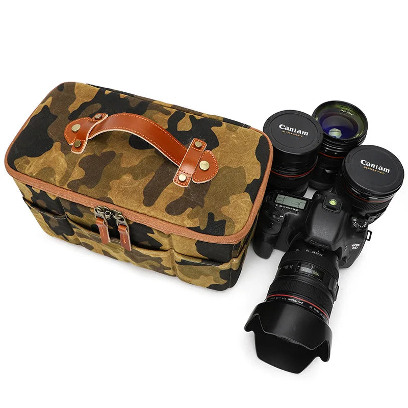 Dslr Camera Storage Bag Waterproof Canvas Camera Lens Inner Liner - Waterproof