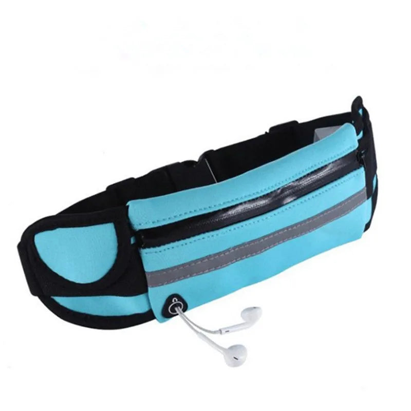 Waterproof Running Belt Fanny Pack with Water Bottle Holder