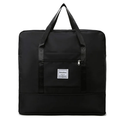 Large Capacity Travel Tote Bag – Multi-Layer Luggage Organizer