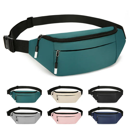 Men S Outdoor Chest Bag Large Capacity Leisure Running Sports Waist Shoulder