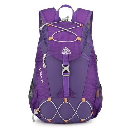 Waterproof Color Collision Nylon Cloth Outdoor Riding Cross-Country Mountaineering Backpack Light