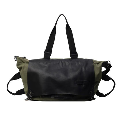 Tote Bag Women Leisure Travel Sports Fitness Crossbody Large Capacity Portable Canvas