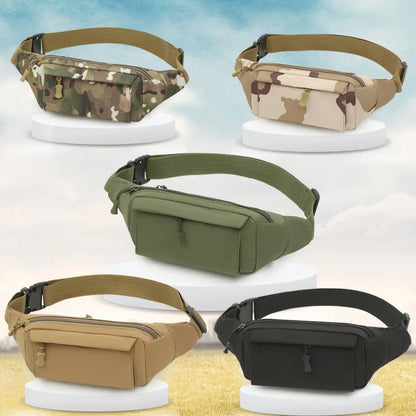 Men S Waist Bag Mobile Phone Storage Multi-Functional Casual Outdoor Camouflage Durable Chest Bag