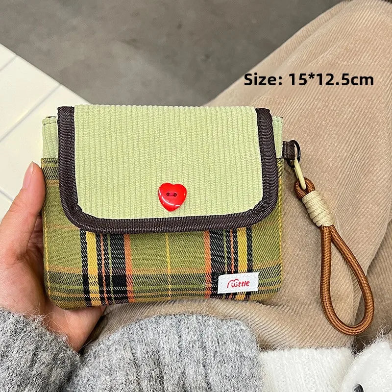Data Cables Organizer Sanitary Pads Bag Large Capacity Contrast Color Cosmetic Multipurpose Napkin