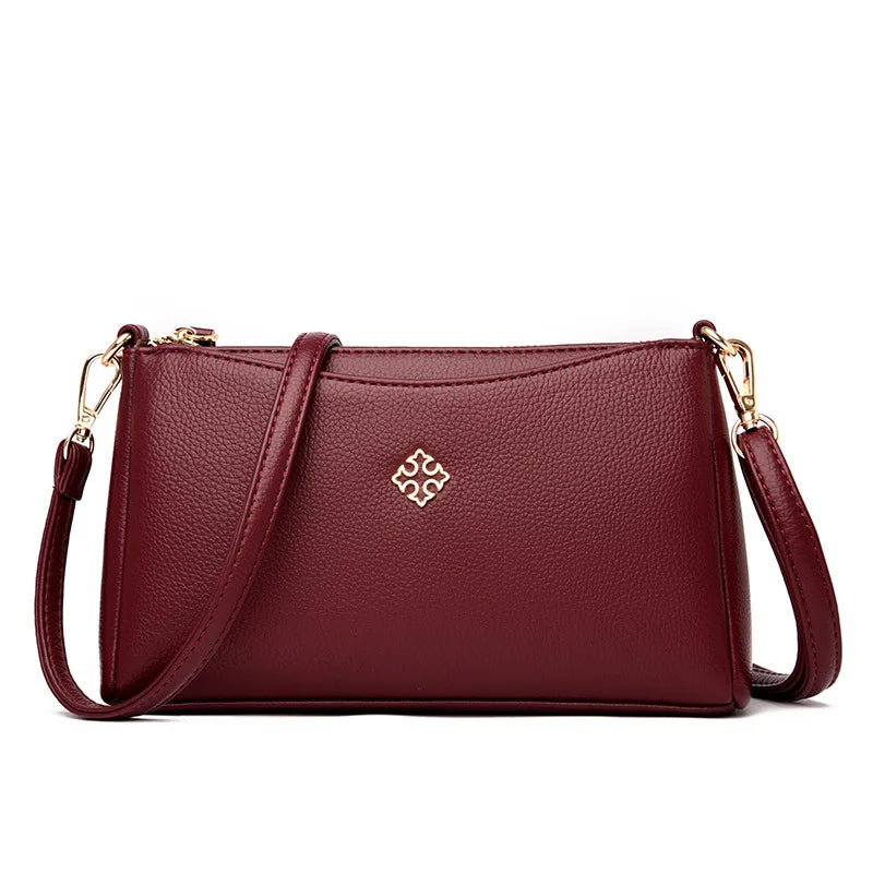 Multi-Functional Single-Shoulder Crossbody Bag Simple Large-Capacity Square Detachable Loose Change
