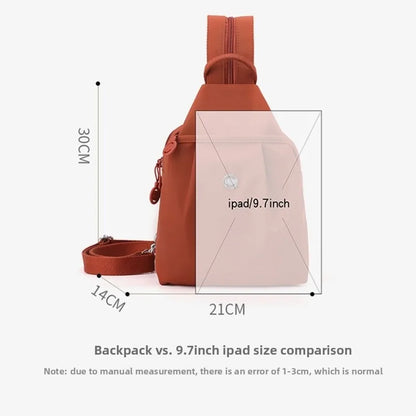 Convertible Sling Backpack – Waterproof Crossbody Bag for Women