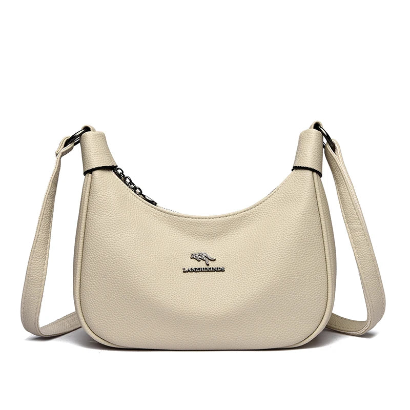 Women's Luxury Soft PU Leather Crossbody Shoulder Bag